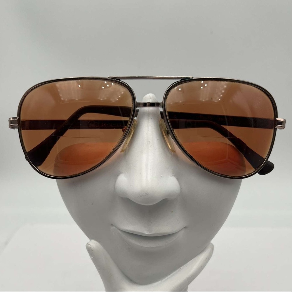 Vintage ROI Gold Pilot Sunglasses Frames TARA 900